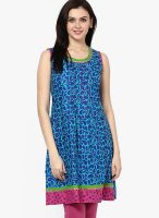 Divina Blue Printed Kurtis