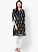 Divina Cotton Black Kurti