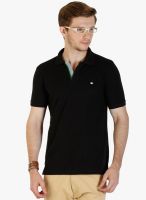 Duke Black Solid Polo T-Shirt