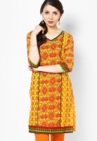 Entropy Yellow Kurta