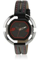 Fastrack Ne6064Sl01-Db577 Black/Silver Analog Watch