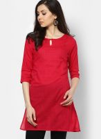 G Fuchsia Solid Kurtis