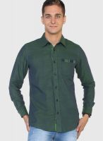 Globus Green Regular Fit Casual Shirt
