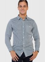 Globus Grey Check Regular Fit Casual Shirt