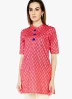 Globus Pink Printed Kurtis