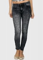 Go Fab Black Solid Jeans