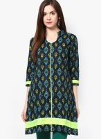 Indidori Black Printed Kurtis