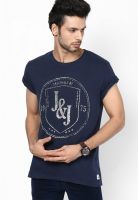 Jack & Jones Blue Crew Neck T Shirt