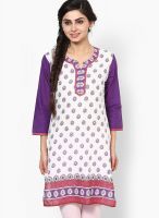 Jaipur Kurti White Printed Kurtis