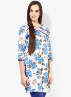 Jaipur Kurti White Printed Kurtis