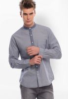 Jogur Solid Grey Casual Shirt