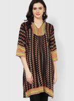 Jugnu Black Printed Kurtas