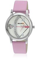 KILLER Klw188C-Pink/Silver Analog Watch