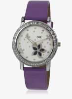 KILLER Klw230B Purple/Silver Analog Watch