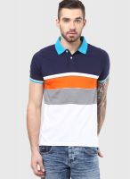 Kappa Navy Blue Regular Fit Polo T-Shirt