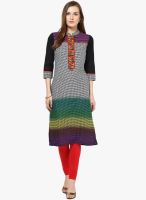 Kurti'S Black Printed Kurtis