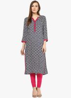 Kurti'S Blue Printed Kurtis