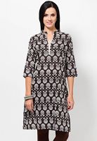 Kurti'S Brown Printed Kurtis