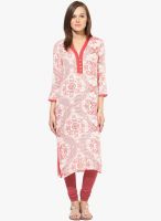 Kurti'S Red Printed Kurtis