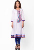 Kurti'S White Printed Kurtis