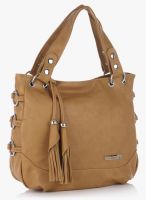 Lino Perros Beige Polyurethane (Pu) Handbag