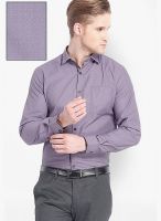 Mark Taylor Purple Slim Fit Formal Shirt