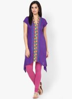 Peppertree Purple Printed Kurtis