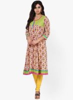 Prakhya Pink Printed Kurtas