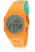 Puma Faas 250 89106102 Orange/Grey Digital Watch