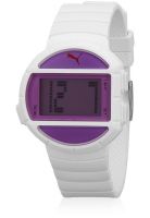 Puma Half Time- S 88910901 White/Purple Digital Watch
