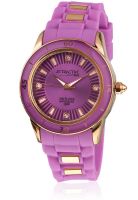 Q&Q DA43J102Y Purple/Purple Analog Watch