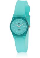 Q&Q Vp47J023Y Green/Light Green Analog Watch