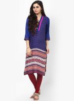 Rain & Rainbow Blue Printed Kurtas