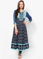 Rain & Rainbow Blue Printed Kurtas