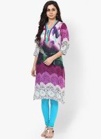 Rain & Rainbow Purple Printed Kurtas