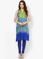 Rangmanch By Pantaloons Blue Cotton Kurta