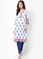 Rangriti Cotton White Kurta