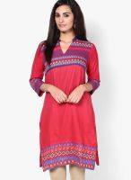 Rangriti Pink Printed Kurtas