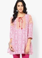 Rangriti Pink Printed Kurtis