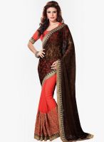 Roop Kashish Black Embroidered Saree