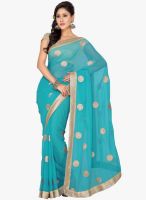 Saree Swarg Blue Embellished Saree