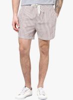 Selected Wine Stripes Shorts