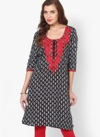 Shree Black Printed Kurtis