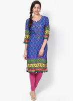 Shree Blue Embroidered Kurta