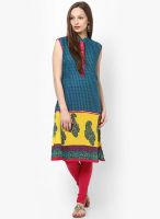 Shree Blue Printed Kurta