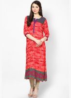 Shree Fuchsia Embroidered Kurta