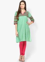 Shree Green Printed Kurta