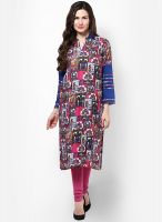 Shree Magenta Printed Kurtis