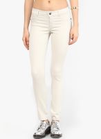 Sisley Grey Embroidered Chinos