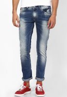 Spykar Blue Narrow Fit Jeans